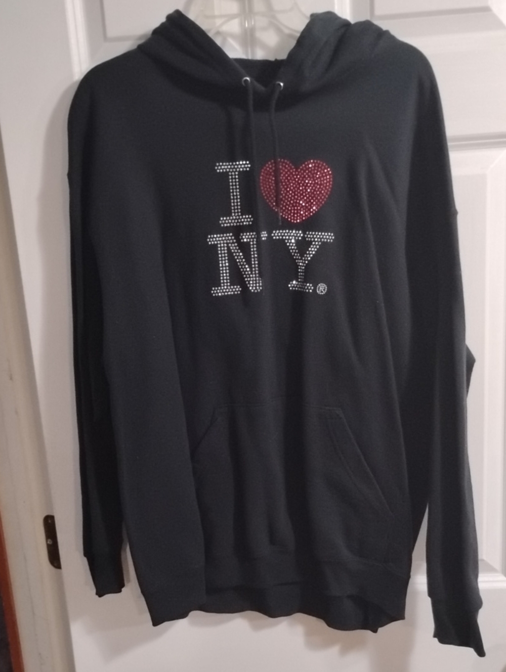 Fruit of the Loom Black I ❤️ NY Zip-Up Hoodie